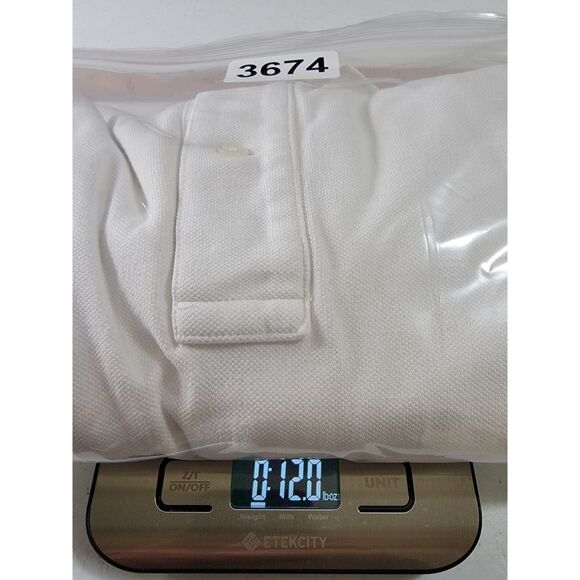 Ralph Lauren Men's White Polo Shirt - XL - Picture 6 of 6